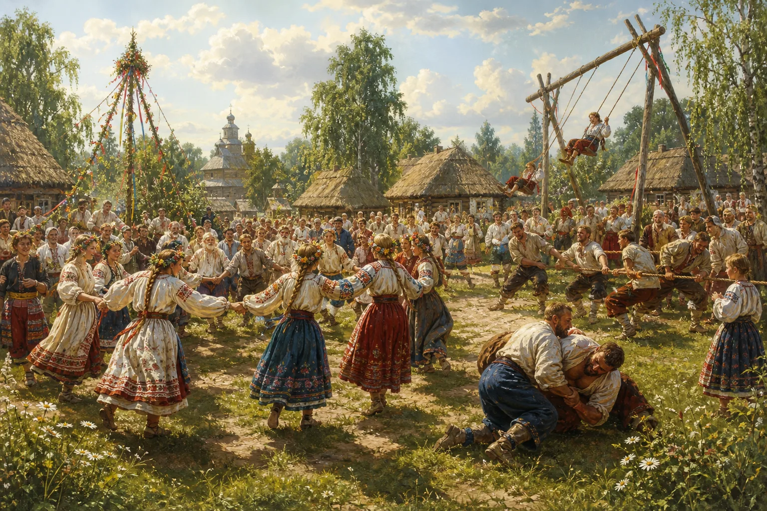 Народные игры и забавы на праздниках