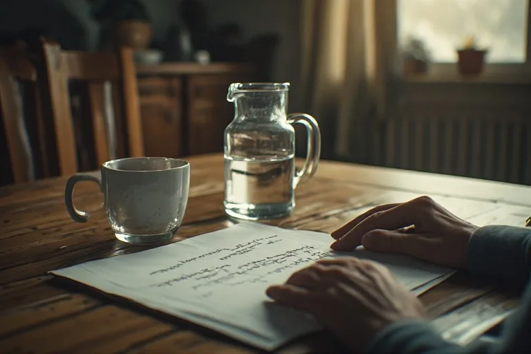 A_clear_glass_pitcher_of_water